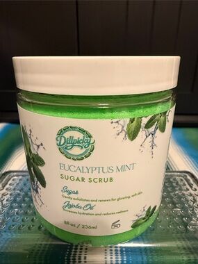 Dillypicky Eucalyptus Mint Sugar Scrub - Green